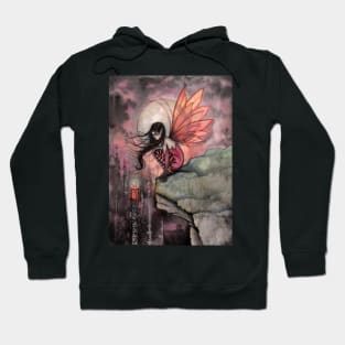 Autumn Flame Fairy Fantasy Art by Molly Harrison Hoodie